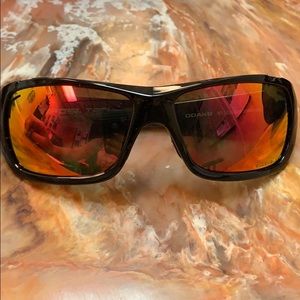 Gloss black Evoshield sunglasses